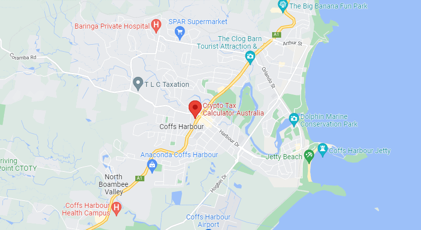 crypto tax calculator australia google maps location