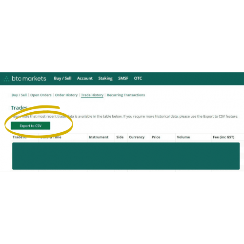 BTCMarkets CSV Download 2 BTCMarkets CSV Download 2